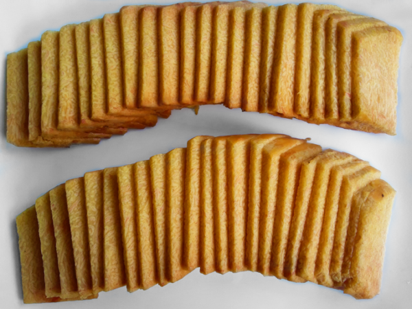 Elephant foot yam slices Elephant foot yam slices