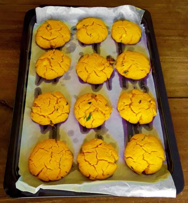 Cookies on Baking Tray